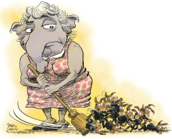 ELECTION SWEEP  by Daryl Cagle