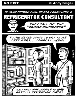 REFRIGERATOR CONSULTANT by Andy Singer