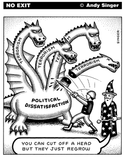 Terrorism Dragon by Andy Singer