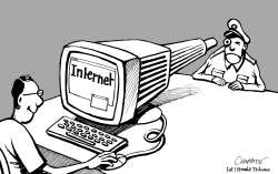INTERNET AND CENSORSHIP by Patrick Chappatte