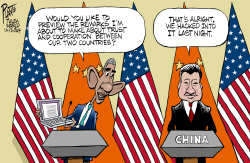 OBAMA IN CHINA by Bruce Plante