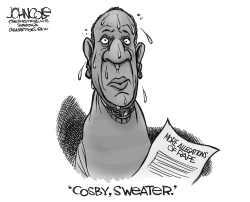 COSBY SWEATER BW by John Cole