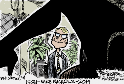 NICHOLS RIP  by Milt Priggee