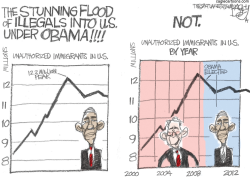 IMMIGRANT FLOOD by Pat Bagley