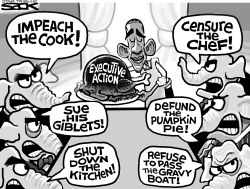 EXECUTIVE THANKSGIVING by Steve Sack