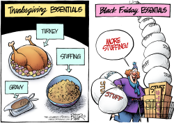 THANKSGIVING ESSENTIALS  by Nate Beeler