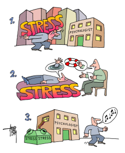 stress psychologist by Arend Van Dam