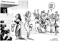 STAR WARS IN CANNES by Patrick Chappatte