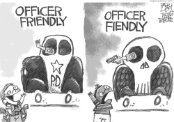 OFFICER FRIENDLY by Pat Bagley