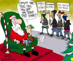 RIOT GEAR FOR CHRISTMAS  by Gary McCoy