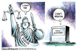 JUSTICE AND ERIC GARNER by Dave Granlund