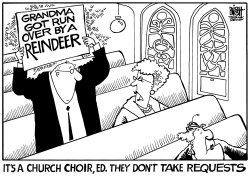 CHURCH FOR THE HOLIDAYS, B/W by Randy Bish