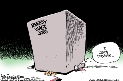 POVERTY WAGE JOBS by Milt Priggee