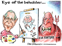 CIA TORTURE AND BUSH by Dave Granlund