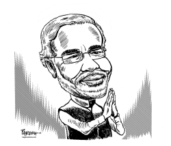 INDIA’S PM NARENDRA MODI by Paresh Nath