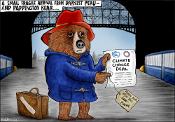 PADDINGTON BEAR AND CLIMATE DEAL by Brian Adcock