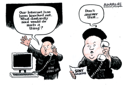 NORTH KOREA CYBER ATTACKS  by Jimmy Margulies