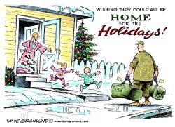 Holidays and military families by Dave Granlund