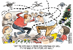 DRONE FOR CHRISTMAS by Jeff Koterba