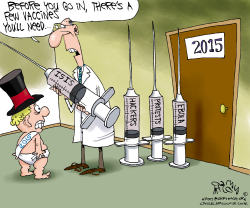 BABY NEW YEAR VACCINES  by Gary McCoy