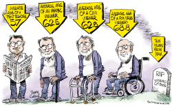 ELDERLY NEWS MEDIA AUDIENCE  by Daryl Cagle