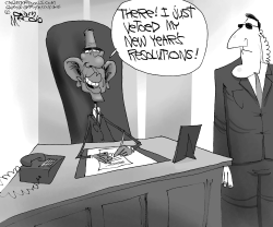 OBAMA'S RESOLUTIONS by Gary McCoy
