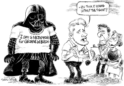 VADER METAPHOR by Daryl Cagle