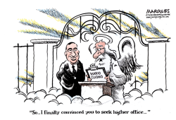 MARIO CUOMO  by Jimmy Margulies