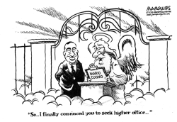 MARIO CUOMO by Jimmy Margulies