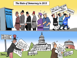 DEMOCRACY IN 2015 by Paresh Nath