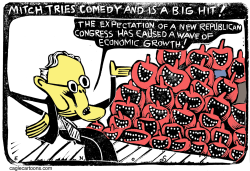 COMEDIAN MITCH MCCONNELL  by Randall Enos