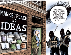 MARKETPLACE OF IDEAS by Kevin Siers