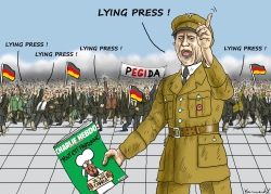LYING PRESS by Marian Kamensky