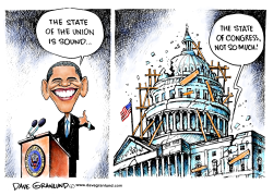 STATE OF THE UNION AND CONGRESS by Dave Granlund