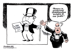 OBAMA TAX HIKE ON THE RICH  by Jimmy Margulies