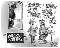 AMERICAN SNIPERS BW by John Cole