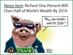 RICHEST 1 OF PEOPLE by Terry Mosher