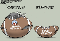 POLITICAL FOOTBALLS INFLATION by Jeff Darcy