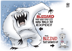 NYC BLIZZARD FIZZLE,  by Randy Bish