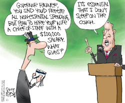 GOV RAUNER- ESSENTIAL SPENDING  LOCAL-IL  by Gary McCoy