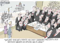 LDS AND LGBT WWJD by Pat Bagley