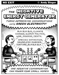 NEGATIVE ENERGY GENERATOR by Andy Singer