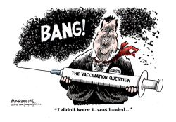 CHRISTIE AND VACCINATIONS  by Jimmy Margulies