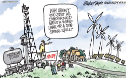 NIMBY  by Mike Keefe