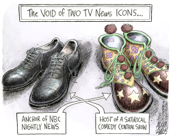 TV NEWS ICONS by Adam Zyglis