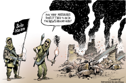 BOKO HARAM ON A RAMPAGE by Patrick Chappatte