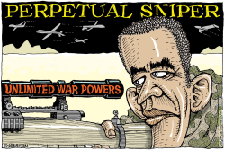 PERPETUAL SNIPER  by Monte Wolverton