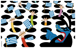 SEA OF HOLES - GREEK ELECTIONS by Christina Sampaio