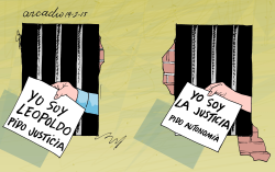 LEOPOLDO LóPEZ Y LA JUSTICIA EN VENEZUELA by Arcadio Esquivel