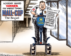 MALL COP by Kevin Siers
